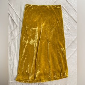 Maeve Velvet Midi Skirt